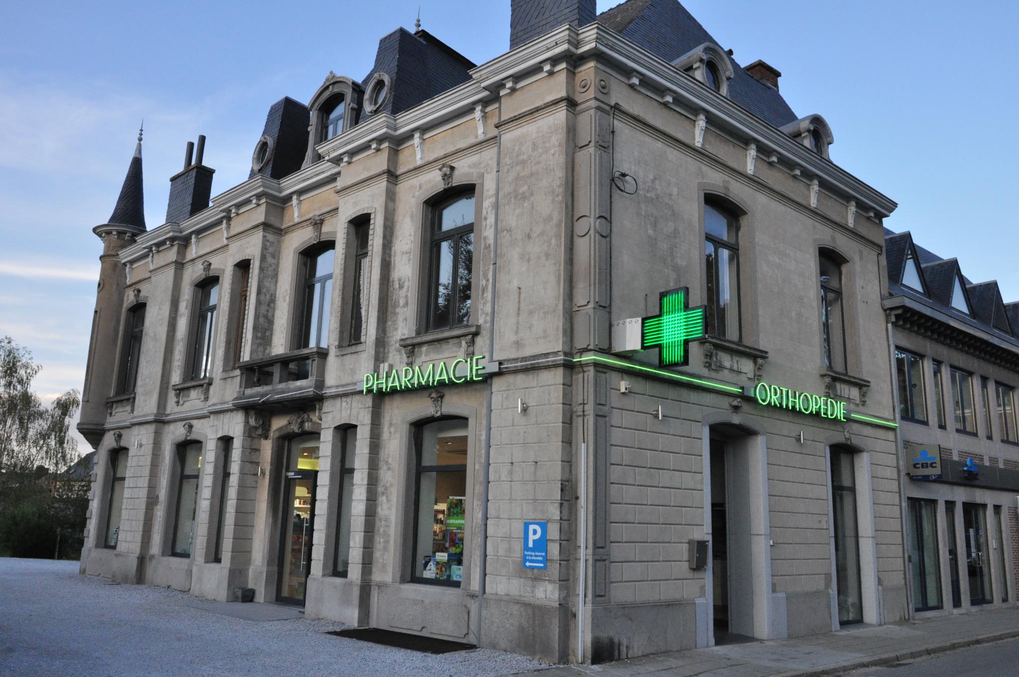 Façade du cabinet Cawet Orthopédie à Chimay
